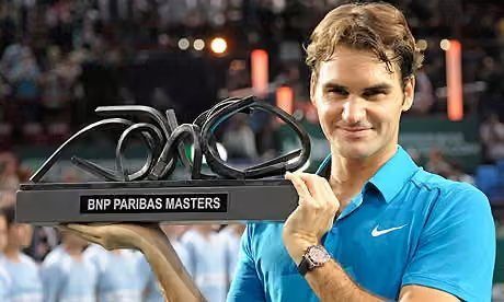 Roger Federer Wins BNP Paribas Masters