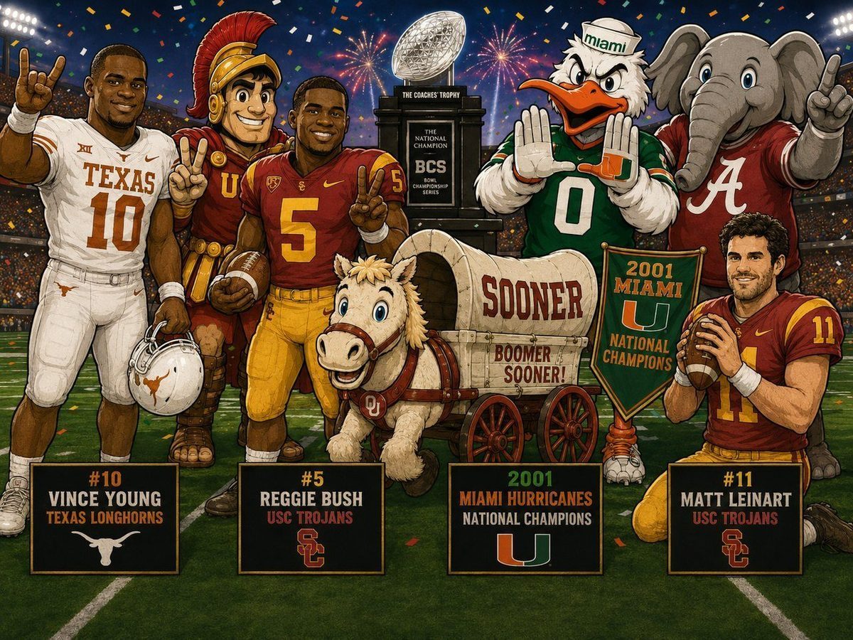 Top 5 National Champions of BCS era